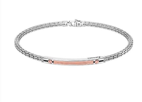 Pulsera Zancan Hombre in Plata ESB302R - ESB302R